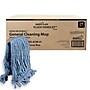 BISON LIFE Kleen Handler Blend Heavy Duty Wet Mop Head, Blue, 24/Pack (BP-KH-GCM-24)~#|#~CEA48DDE-17C0-4595-B8CD1D3BC40D7989_sc7
