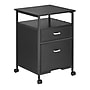 Mount-It! 2-Drawer Mobile File Cabinet, Rolling With Casters, Black (MI-943)~#|#~CEA85559-F0AE-4832-B8AA8DE3818A8D62_sc7