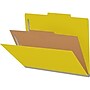 Medical Arts Press Pressboard Classification Folder, 1-Divider, 2" Expansion, Letter Size, Yellow, 10/Box (DV-T42-14-3YLW-PKT)~#|#~CEA8BF0A-ADFF-4CA1-84E2733E3EAE0FF2_sc7