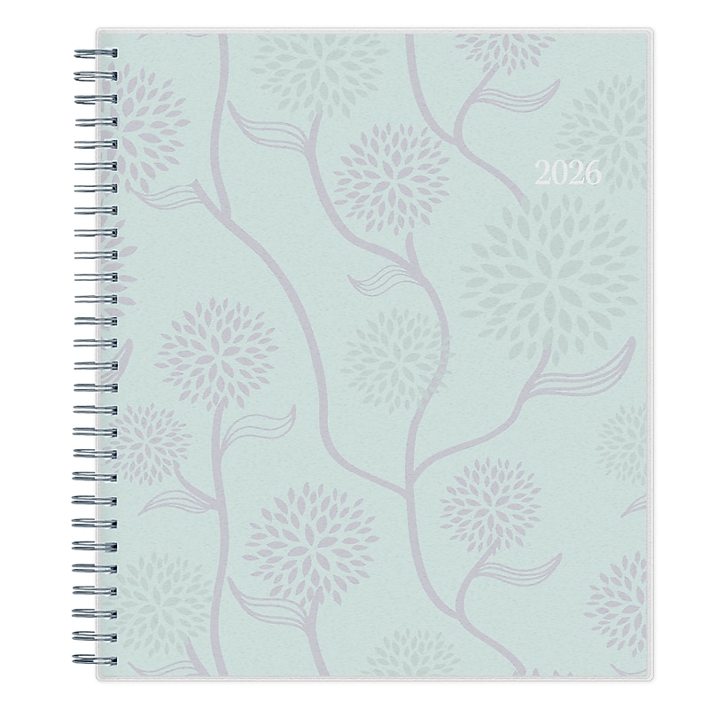 Planning Calendar BS Rue Du Flore Frosted PP 8x10 RY26 Monthly Safety Wirebound - image 1