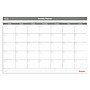 Staples 24" x 36" Monthly Dry-Erase Undated Wall Calendar, Reversible, White/Gray (ST61306-23)~#|#~CEB2A1A3-5E5B-44D8-BAC02A75C95B2EA8_sc7