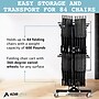 AdirOffice Two Tier Steel Chair Cart, 84 Chair Capacity, Black (690-03)~#|#~CEB5E868-4E2F-4009-A7D2FF2E6C496C8E_sc7