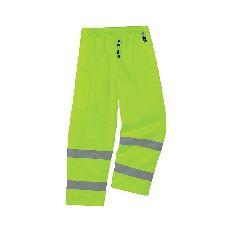 Ergodyne GloWear 8925 High Visibility Pants, ANSI Class E, Lime, 3XL (24457) image 1
