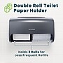 Alpine Industries Side-by-Side Double Roll Toilet Tissue Dispenser, Gray, 2/Pack (452-GRY-2PK)~#|#~CEB757B5-5E6C-477D-B33753FF83ABDD25_sc7