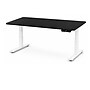 Uncaged Ergonomics Rise Up 60"W Electric Adjustable Bamboo Standing Desk, Black/White (RUWBK)~#|#~CEBB37F9-FB7F-4898-8E9B77ADA24CF7F3_sc7