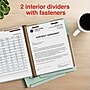 Staples 60% Recycled Heavy Duty Classification Folder, 2-Dividers, 2" Expansion, Letter Size, Gray/Green, 10/Box (ST62564)~#|#~CEBBD96B-619F-4E00-9A88E293DD1D7A41_sc7