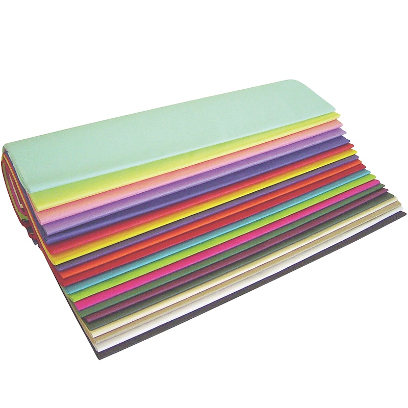 20" x 30" Tissue Paper, Assorted Colors, 480 Sheets/Pack (TPOPPACK) image 1