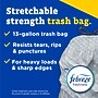 CloroxPro Glad 13 Gallon Drawstring Kitchen Trash Bag, Fresh Clean Scent, Gray, 110 Total Bags (22656)~#|#~CEC0A461-2D62-4B34-95CC38A3AFDD9C05_sc7