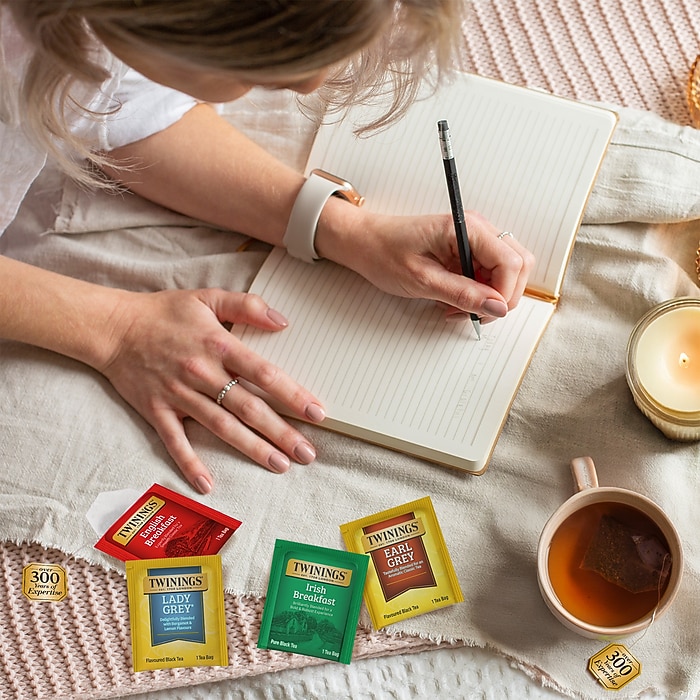 twins出品茶 Twinings Variety Black Tea Bags, 20/Box (F05320) | Staples