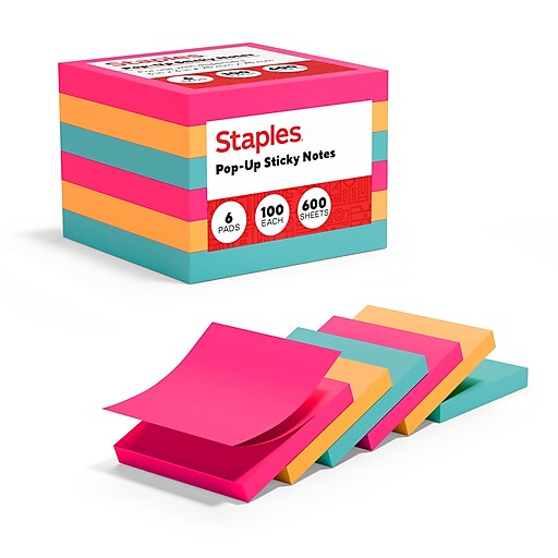 Amazon.com : Post-it 6549-PUB Pop Up Memo Pad- 3 x 3- 100