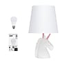 Creekwood Home Whimsilux 15.5" LED Table Lamp, White/Pink Glitter (CWT-2023-PN-LB)~#|#~CECB5B94-4059-49DF-97E8791F46958CC6_sc7