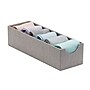 Household Essentials Narrow Accessory Organizer Tray in Slim Design with Soft Fabric Covering with Sturdy Frame (HH725-1)~#|#~CED69747-4076-4A4E-A72C095338EF16C3_sc7