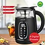Brentwood Glass Cordless Digital Electric Kettle with Tea Infuser, 7-Cups, Black (KT-2018BK)~#|#~CED966F9-ECA8-4556-B63A4A126281A007_sc7