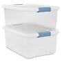 Sterilite 15 Quart Latching Storage Bin with Lid, Plastic, White, 12/Carton (14948012CT)~#|#~CEDD1517-8A9F-4811-AB705C827606A6FE_sc7