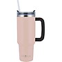 Brentwood Geojug Stainless Steel Double Walled Tumbler Cup, 40 oz., Pink (CMB-1200PK)~#|#~CEE08644-AAD8-4079-9FBF40B965E6963A_sc7