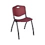 Regency 36" Laminate, Melamine and Steel Square Lunch Table with Stacker Chairs, Burgundy (TKB3636MH47BY)~#|#~CEE0B5CF-AF7D-480F-81DED5B5681DC4AA_sc7