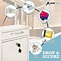 AdirOffice Wall-Mounted Steel Key Lock Drop Box Interoffice Mailbox, White (631-05-WHI)~#|#~CEE2215F-C707-4E57-8CB56949C0C625BD_sc7