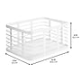 mDesign Steel Organizer, Matte White (25931) ~#|#~CEE658FD-60C7-4449-8CFC933F7D296BC6_sc7