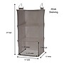 Household Essentials Hanging Closet Organizers, 3 Shelf with Hooks (7404-1)~#|#~CEE6BAF2-5208-4AFB-B4E346849069755E_sc7