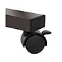 Seville Classics airLIFT 24"W Manual Rectangular Height Adjustable Mobile Sitting Desk, Walnut (WEB162)~#|#~CEE88EF9-30B4-421F-91B3634F6FB8CB9F_sc7