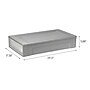 Iris 27.5 Quart Underbed Storage Container, Plastic, Gray (500230)~#|#~CEE8A9EA-E6A1-48DC-A27E1016C6699330_sc7