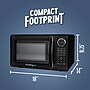 Nostalgia Retro 0.7 cu. ft. Countertop Microwave, Black (NRMOPMSW7BK6A)~#|#~CEEE5E2E-4658-4EA5-8BB772BD6B6B238F_sc7