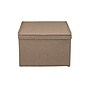 Household Essentials Extra Large Stackable Folding Fabric Storage Bin, 10" x 16"x 19", 52.64 Qt., Beige, 2/Pack (7815-1)~#|#~CEF5021A-940D-4BD4-BFA30B365A698BD0_sc7