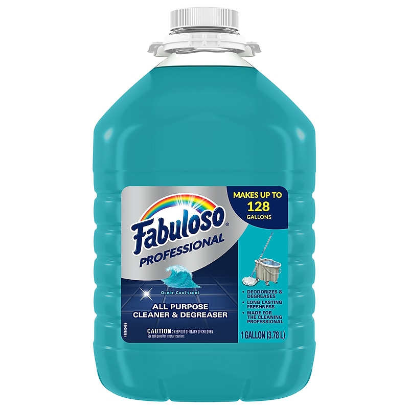 Fabuloso Professional All Purpose Cleaner & Degreaser, Ocean Scent, 1 Gal., 4/Carton (US05252A) image 1