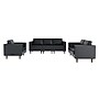 Flash Furniture Hercules Artemis LeatherSoft Reception Set, Black, 3-Pieces (ZB8921SETBLK)~#|#~CF0005DE-44D0-4F37-A6DDD64DCD6054A4_sc7