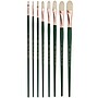 Silver Brush Natrual Hog Bristle, Grand Prix Filbert Brushes, 8/Pack (SLVGP1061)~#|#~CF01183C-6012-4BB9-8CB9F7B85F1FC1B9_sc7
