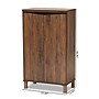 Baxton Studio Talon Shoe Cabinet, Walnut Brown and Dark Grey (195-11724-HiT)~#|#~CF022923-A891-4D2A-896A07A39ED7398F_sc7