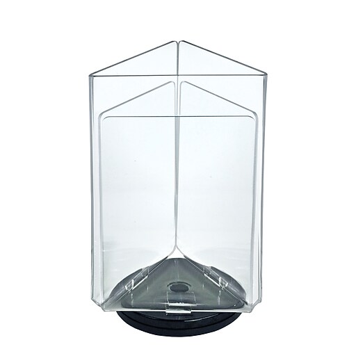 Azar Displays 3-Sided Menu Sign Holder, Desktop/Countertop, Top