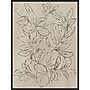 Amanti Art Outlined Leaves II by Asia Jensen Framed Canvas Wall Art Print, 32" x 42" (A42677748496)~#|#~CF04D36D-2FE2-483D-BE2E3D34B57FC864_sc7