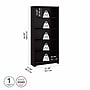 Bush Furniture Cabot 66"H 5-Shelf Bookcase with Adjustable Shelves, Espresso Oak (WC31866)~#|#~CF05B98F-CA62-4DCF-ADEEFCBB5BCDBECA_sc7