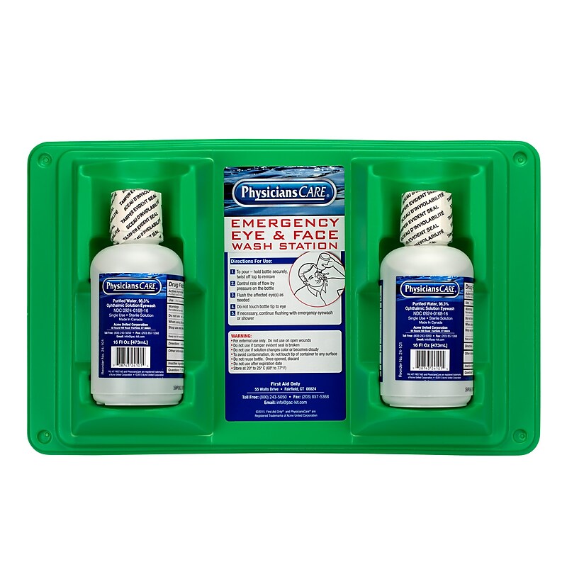 PhysiciansCare Eyewash Station, 16 oz. (24-102) image 1