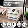 Mind Reader Metal Desk Organizer, Pink (3TSET-PNK)~#|#~CF0D4A6B-3089-4A31-BE7ACD6CF33D810E_sc7