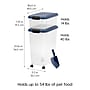 Iris 60 Quart Storage Container with Lid, Plastic, Black (301152)~#|#~CF1302A5-8AAD-4430-B574B95DFE6988B7_sc7
