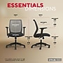 Staples Essentials Ergonomic Fabric Swivel Task Chair, Black (UN56947)~#|#~CF1740C7-DE47-4AEC-82984E77B93283B9_sc7