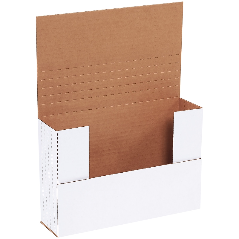 9.6" x 6.6" x 2.5" Literature Mailer, White, 50/Bundle (M962BF) image 1