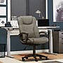 Serta Hannah II Bonded Leather Executive Chair, Gray (43672A)~#|#~CF1E7D27-1AFF-4A2B-93A138B113B11D95_sc7