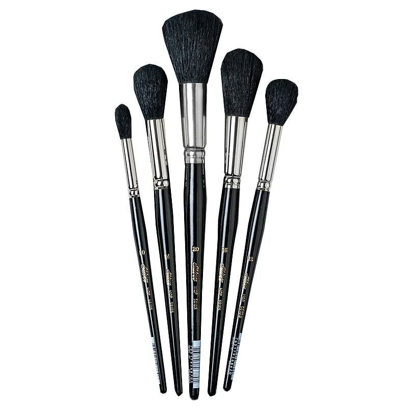 Silver Brush Silver Mops Round Brushes, 5/Pack (SLVMP5664) image 1