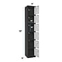 AdirOffice 72"H 6-Tier Black/White Storage Locker (ADI629-206-B-W-DL)~#|#~CF2457DC-8D58-45DE-A0EAE2DBD099E159_sc7