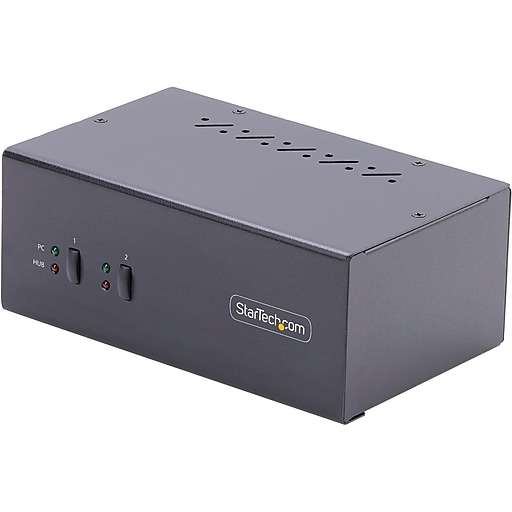 StarTech P2DD46A2-KVM-SWITCH USB DisplayPort 2-Port Dual-Monitor