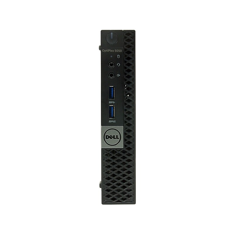 Dell OptiPlex 5050 Micro Refurbished Desktop Computer, Intel Core i7-6700T 2.8GHz, 16GB RAM, 512GB SSD, Windows 10 Pro image 1