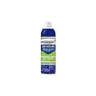 Microban 24 Professional Sanitizing and Disinfecting Spray, Citrus, 15 oz. (30130)