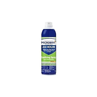 Microban 24 Professional Sanitizing and Disinfecting Spray, Citrus, 15 oz. (30130)