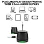 ENHANCE SB2 Computer Speaker System, Black/Green LEDs (ENPCSB2100GNWS)~#|#~CF280B8D-5842-4304-8BBF20165D047BCA_sc7