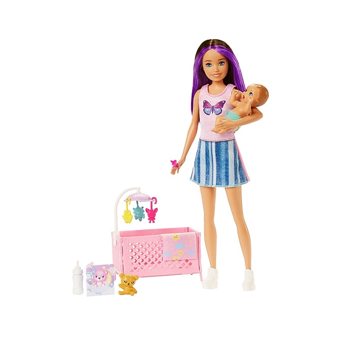 Mattel Barbie Skipper Babysitters Inc Dolls and Playset, 4