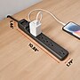 Staples TECH 6-Outlet Surge Protector, 6', 1800 Joules, Black (ST62779)~#|#~CF2B6AD6-0EFE-45B6-B455ABC15EF70B72_sc7