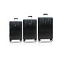 TUCCI BARATRO  3-Piece Hardside Luggage Set with Spinner Wheels, Black Geometric (T0331-03PC-BLK)~#|#~CF2F4E46-561B-4DC3-94A1EED2276FC48E_sc7